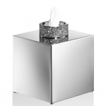 Rocks салфетница квадратная декор хром с кристаллами Swarovski®