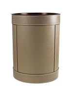    Rotondo waste paper basket by GioBagnara taupe