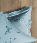 Постельное белье семейное Бабочки Голубой (140х200 - 2шт) от Catherine Denoual Maison