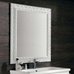 Eban Зеркало Barocco 98х70 bianco
