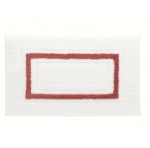  5179 Framed Stripe White/Paprika FSP-510-WPR