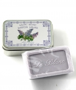 Мыло ароматизированное Сирень в жестяной коробочке от Le Blanc