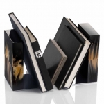    Horn & lacquer by Arcahorn bookends set 