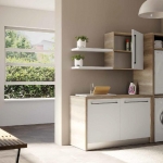 Colavene Smartop мебель с раковиной постирочная комната шкаф для встраивания сушильной и стиральной машины