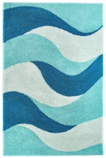 Aurelia Nicol коврик для ванной комнаты с декором Mint-mediterranian blue-aegean