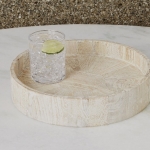    Driftwood Round Topper Tray