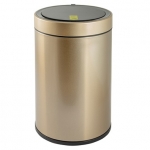 EKO сенсорное ведро для мусора Шампань золотое 12 литров круглое