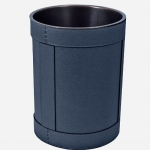    Rotondo waste paper basket by GioBagnara Royal Blue 