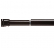 . Карниз для ванной Standard Tension Rod Black TSR-16