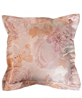 Декоративные подушки Deluxe. Декоративная подушка Perla (50х50) Розовый от Blumarine art. 71787