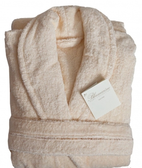 Халаты Одежда для бани и сауны Deluxe. Халат банный Etolio с кружевом Слоновая Кость (L) от Blumarine Art.7839105