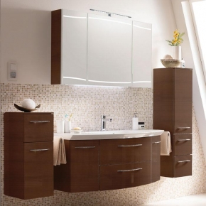 Мебель для ванной комнаты. Pelipal Cassca Комплект подвесной мебели 1210 мм, цвет: шоколад