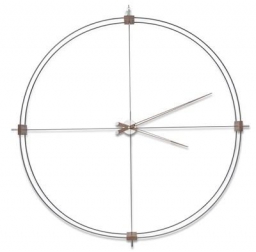 Часы. Nomon Delmori black-walnut часы  Ø130 см
