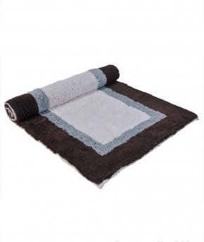 Коврики для ванной комнаты. Полотенце для ног (коврик) SOHO 55х90 голубой от Casual Avenue