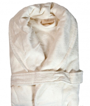 Халаты Одежда для бани и сауны Deluxe. Халат банный с сумочкой Positano Жемчужный (L/XL) от Blumarine Art.78504-78505