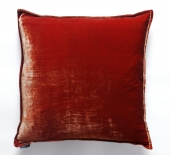   Deluxe.  Silk Velvet - Burnt Orange