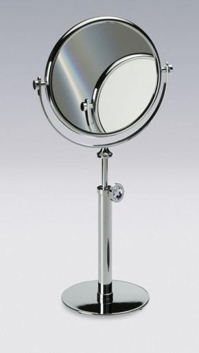 Зеркала косметические с подсветкой увеличением настенные настольные Зеркала с присосками. Зеркало настольное MOONLIGHT 99521CR