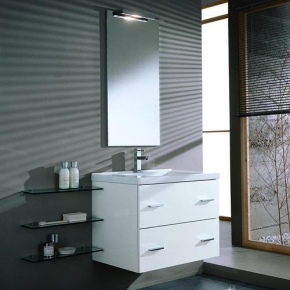 Зеркала для ванной. Idea Stella Idea Зеркало в алюминиевой раме 47x95 + светильник