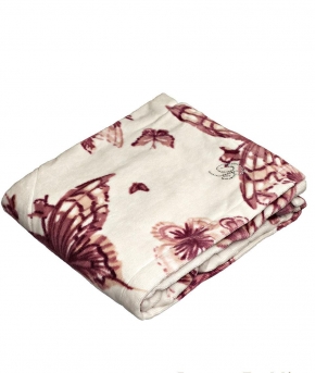 Халаты Одежда для бани и сауны Deluxe. Парео Celeste розово- бордовый с бабочками от Blumarine Art.78765-02