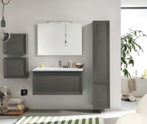 Мебель для ванной комнаты. Eban Paola&Chiara 100 мебель для ванной GRIGIO