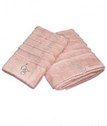 Полотенца хлопковые Deluxe. Комплект полотенец для лица и рук Natasha Розовый от Blugirl art.78717-02