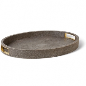     . Modern Shagreen Chocolate Aerin Lauder  