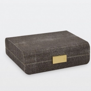 . Aerin CHOCOLATE SHAGREEN  