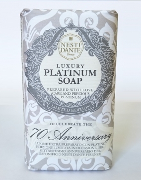 . NESTI DANTE 70-TH ANNIVERSARY Luxury PLATINUM Soap Юбилейное Платиновое мыло 250 гр