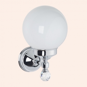 Светильники для ванной комнаты. Бра со стеклянным плафоном "шар" (комплект), стекло: матовое TW Crystal TWCR130cr/sw