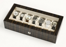 . Wood Collection бокс для часов и украшений деревянный Эбеновый тёмный