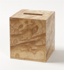 Аксессуары для кабинета Deluxe. Wood Collection салфетница деревянная куб Ясень