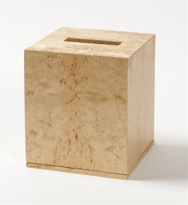 Аксессуары для кабинета Deluxe. Wood Collection салфетница деревянная куб Карельская берёза