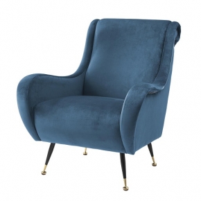 . Eichholtz Chair Giardino кресло синее