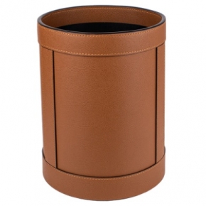    Deluxe.    Rotondo waste paper basket by GioBagnara Tobacco