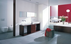 Мебель для ванной комнаты. Keramag мебель для ванной Emani by Antonio Citterio