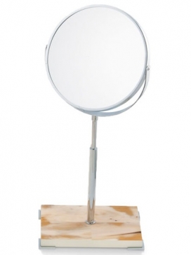 Зеркала косметические с подсветкой увеличением настенные настольные Зеркала с присосками.  Зеркало косметическое настольное Horn & lacquer Ivory by Arcahorn 
