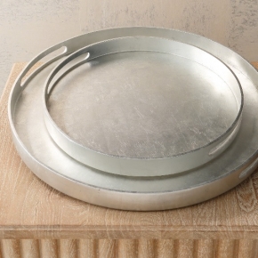     . Nouveau Luxe Tray-Silver Leaf