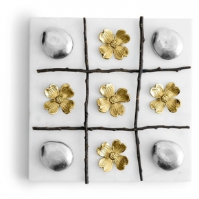  . Michael Aram Dogwood Tic Tac Toe  - 