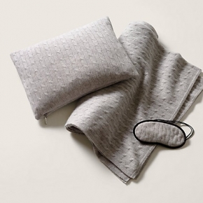   Deluxe. Ralph Lauren Home Cable Heather Grey   -   