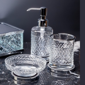 . Murano Cristal Boheme аксессуары для ванной муранское стекло Хром
