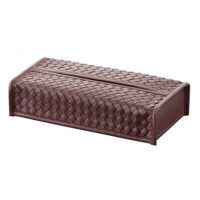 . Салфетница кожаная Milano Riviere chocolate