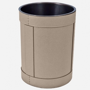 .    Rotondo waste paper basket by GioBagnara Mud