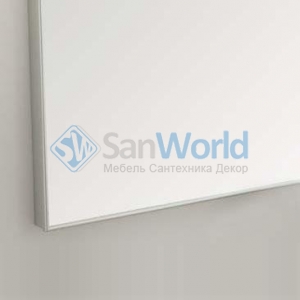 Eban Зеркало в раме Linea 90х70 alluminio satinato