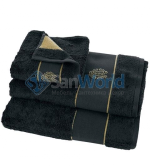 Комплект полотенец 3-х предметный (для рук 40х60, тела 60х110 и банное 100х150) Gold New (Голд Нью) Черный