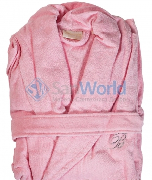 Халат банный с сумочкой Positano Розовый (S/M; L/XL)  от Blumarine Art.78504-78505