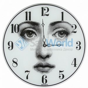 Fornasetti Wall clock Viso   