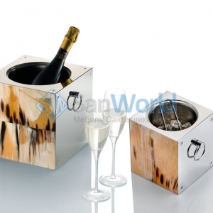 ¸��� ��� ����������� � ���� Horn & lacquer by Arcahorn Cubic Champagne cooler & ice bucket