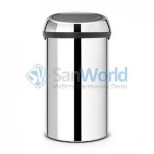   TOUCH BIN 60  Brilliant Steel  