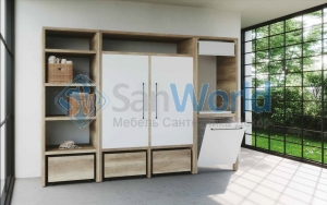 Colavene Smartop мебель постирочная комната шкаф открытые полки сушилка Smart-DRY