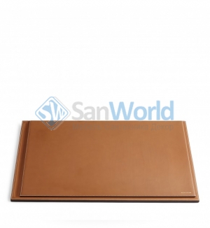 Ralph Lauren Home BRENNAN SADDLE коричневый планшет для письменного стола кожаный большой